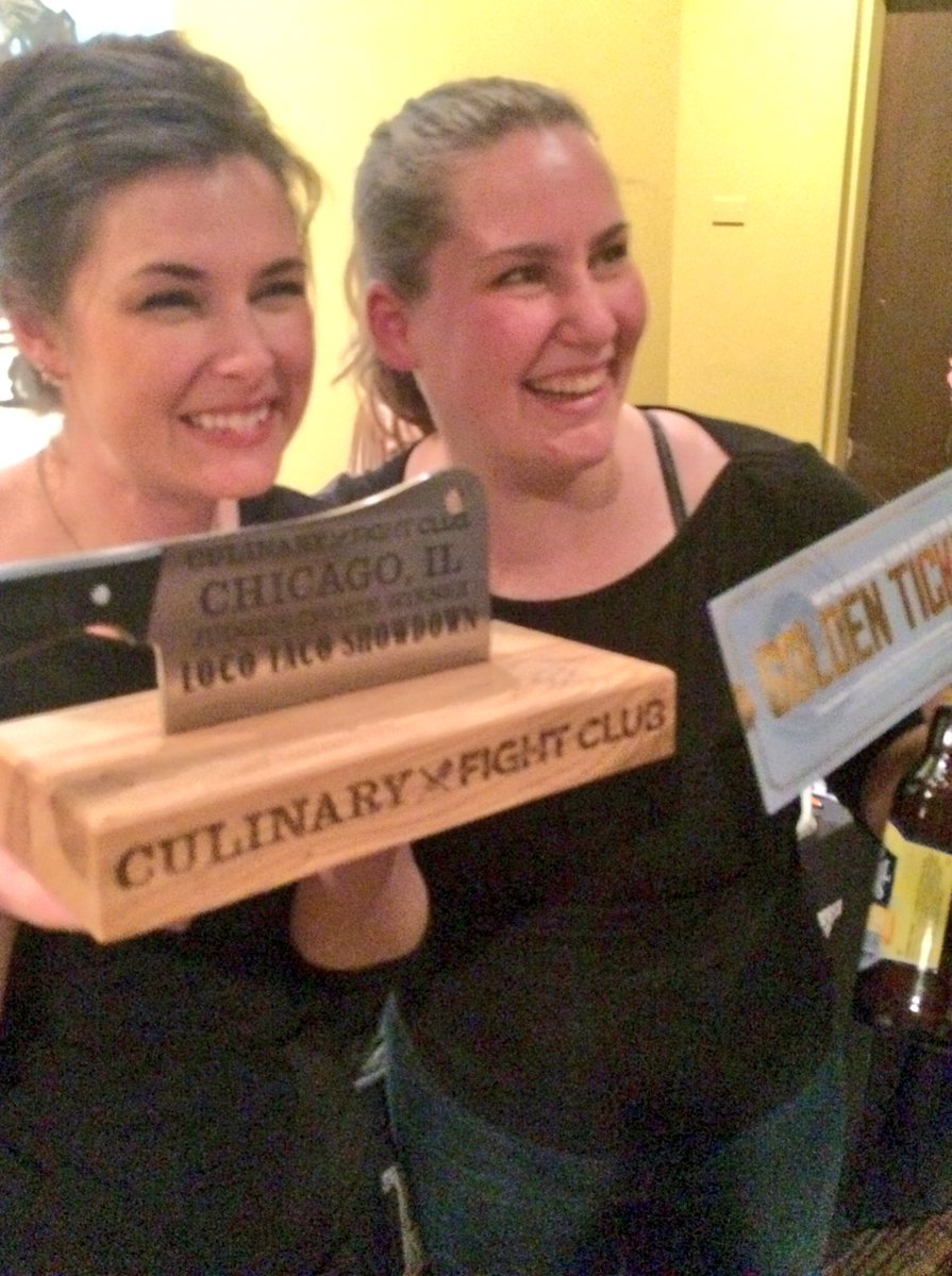 ChefFight's tweet photo. Congrats Chef Kasey &amp; Jessica from @cssimarketing for winning #LocoTaco @Reinhart_Corp #duckfat  @ZED451Chicago https://t.co/SjbC1WWoAh