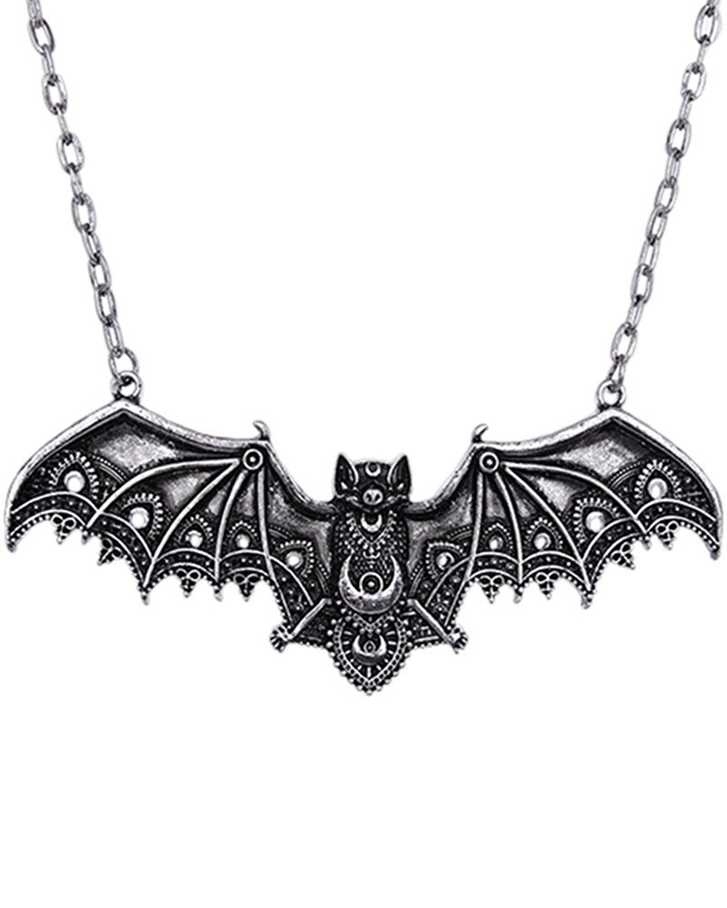 Tragic_B's tweet photo. New jewellery and hair clips from Restyle - super witchy! #bats   #goth   #darkfashion  https://t.co/WmX6MeYiyc https://t.co/StT1IzFVob