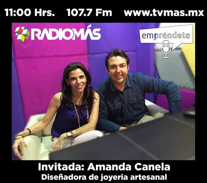 EmprendeteRTV's tweet photo. Este martes en @EmprendeteRTV @OliverOlea con la diseñadora de joyería Amanda Canela. 11:00 Hrs. en @RADIOMASVer https://t.co/iSNTlFr7g5