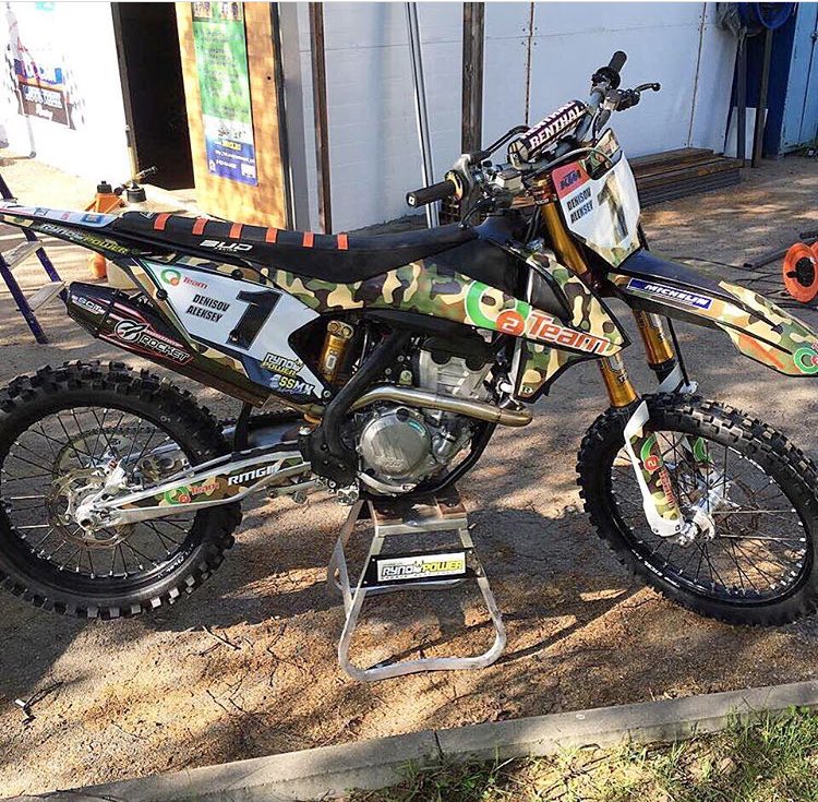 SolidFactionCo's tweet image. Camo ktm. So sick #moto #mx #ktm