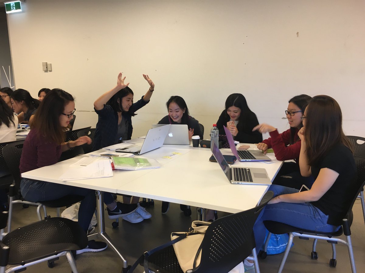 AmandasAudit's tweet photo. ❤️ excitement from this team every week during our #LearningCatalytics quiz! #utsaudit #peerinstruction @ericmazur https://t.co/k6ejYMFztw