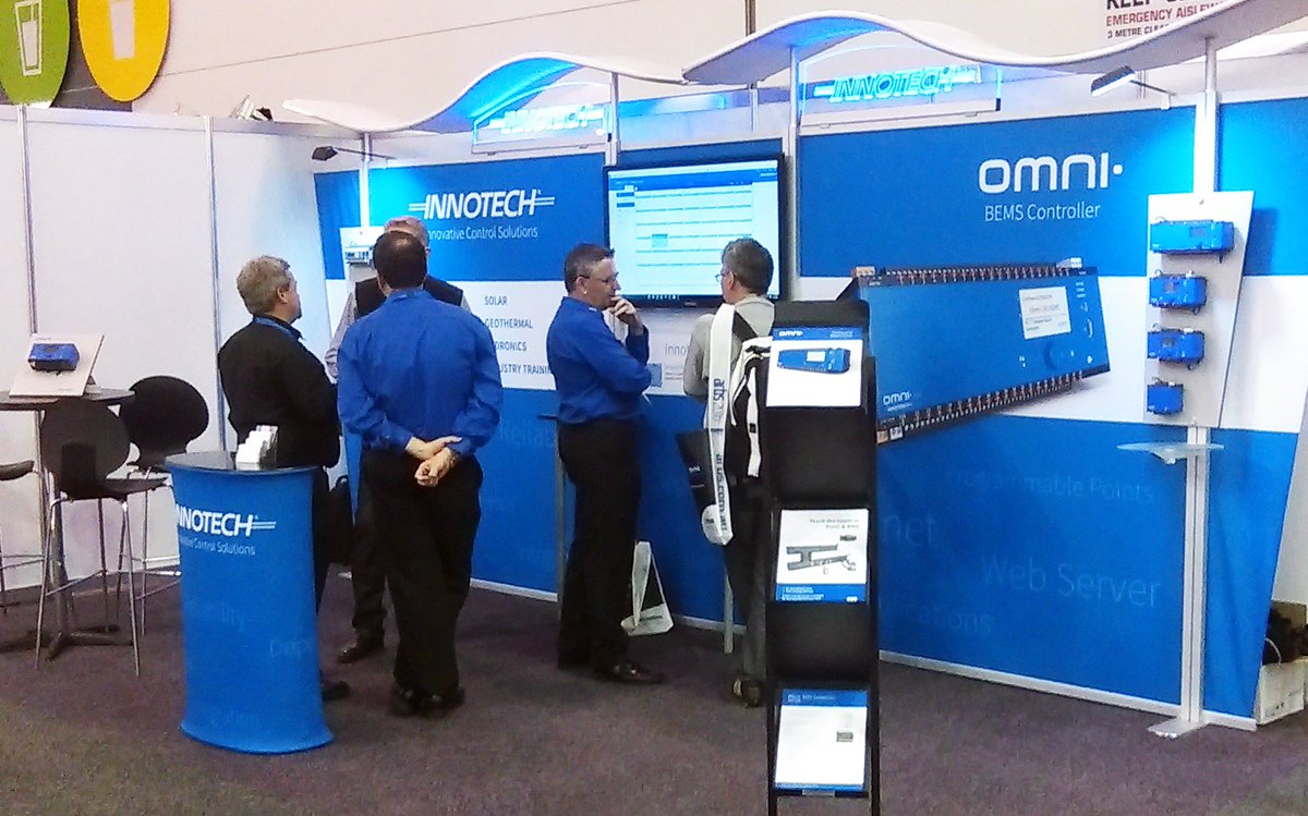 InnotechHQ's tweet photo. The @arbsexpo 2016 Melbourne is under way. Great response to Innotech Omni and BEMS software at Stand 195-196. https://t.co/MPPqnn9jVh
