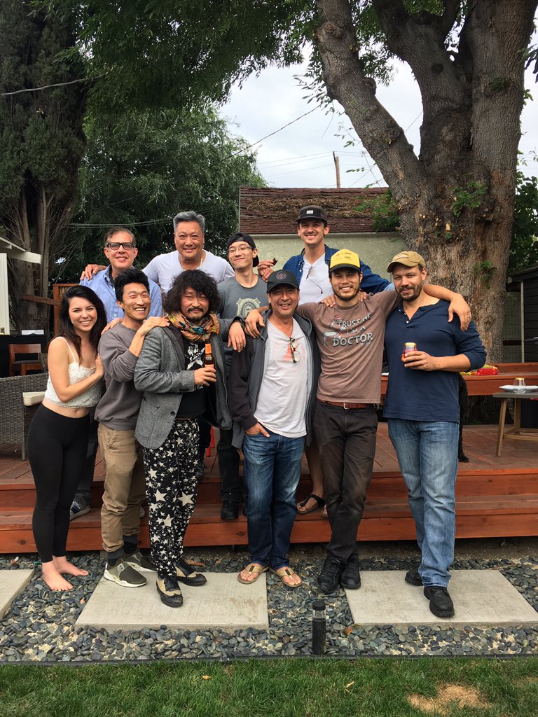 shittyplay's tweet photo. The cast/crew of #shittyplay! #shittybbq #itwasactuallyprettygood #hff16 https://t.co/8hjDtjO63O