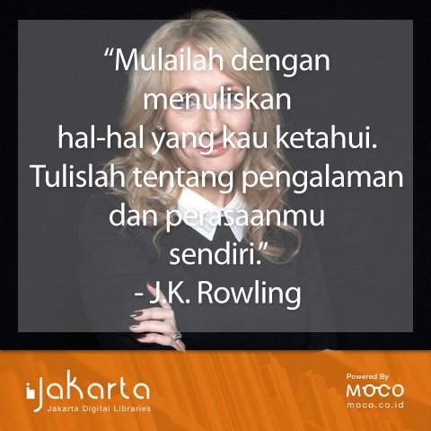 iJakarta_id's tweet photo. Menulis ternyata gak sulit kok, Sobat iJak. Coba deh tulis apa yang pernah kamu alami dan kamu rasakan. https://t.co/LttDJ3Igxy
