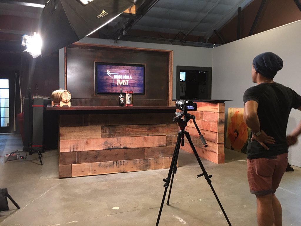 Prepping for <a href="/DrinksWithTwist/">Drinks With A Twist</a> film shoot to break in our new bar! @SunsetMag <a href="/libationsunltd/">Libations Unlimited</a> <a href="/StolzleGlass/">Stolzle</a> #drinks