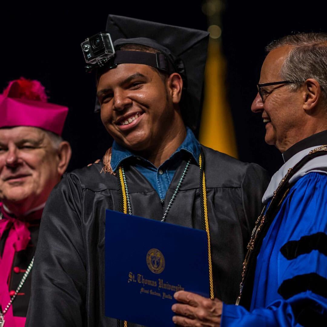 MrDaniel_170's tweet photo. Made #STUHistory by being the 1st ever to wear a #GoPro camera on grad 📸 😭 The video of grad will come out soon 🎥 https://t.co/VYlEpxQzS0