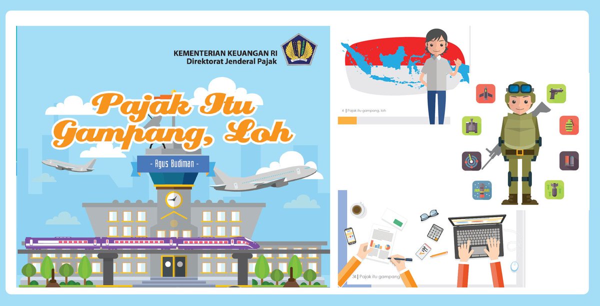 Mari belajar pajak, "Pajak Itu Gampang Loh"  oleh Agus Budiman (pajak.go.id/content/buku-p…) #PajakMenyapa