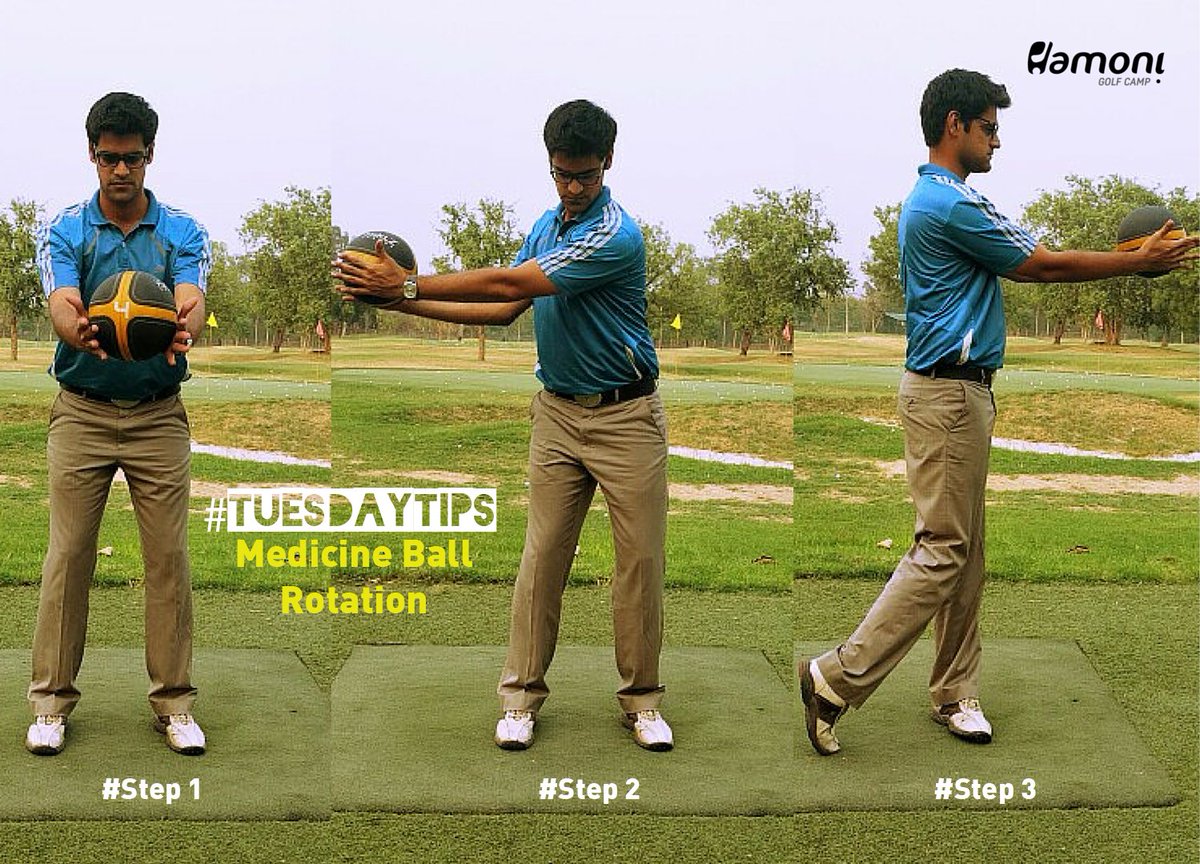 HamoniGolf's tweet photo. #TuesdayTip- Medicine Ball Rotation
Know More-> https://t.co/GBssjmhSvm

#GolfisForMe #India #Delhi #Gurgaon #golf https://t.co/jjEAehr2g8