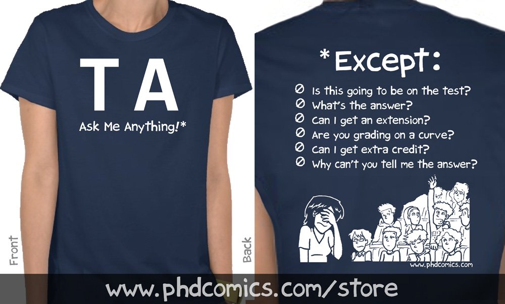 Ask me anything*
**Need a grad gift? Visit The PHD Store: phdcomics.com/store