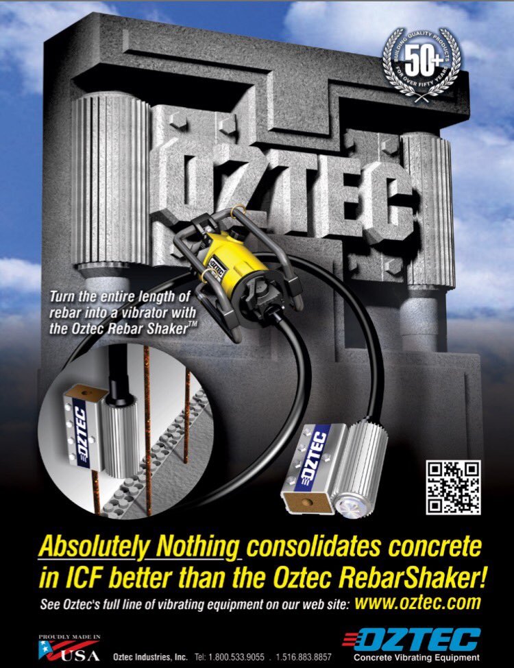 #oztec rebar shaker a faster &amp; efficient way to consolidate walls #ICF #insulatedconcreteforms #builtfastbuiltstrong
