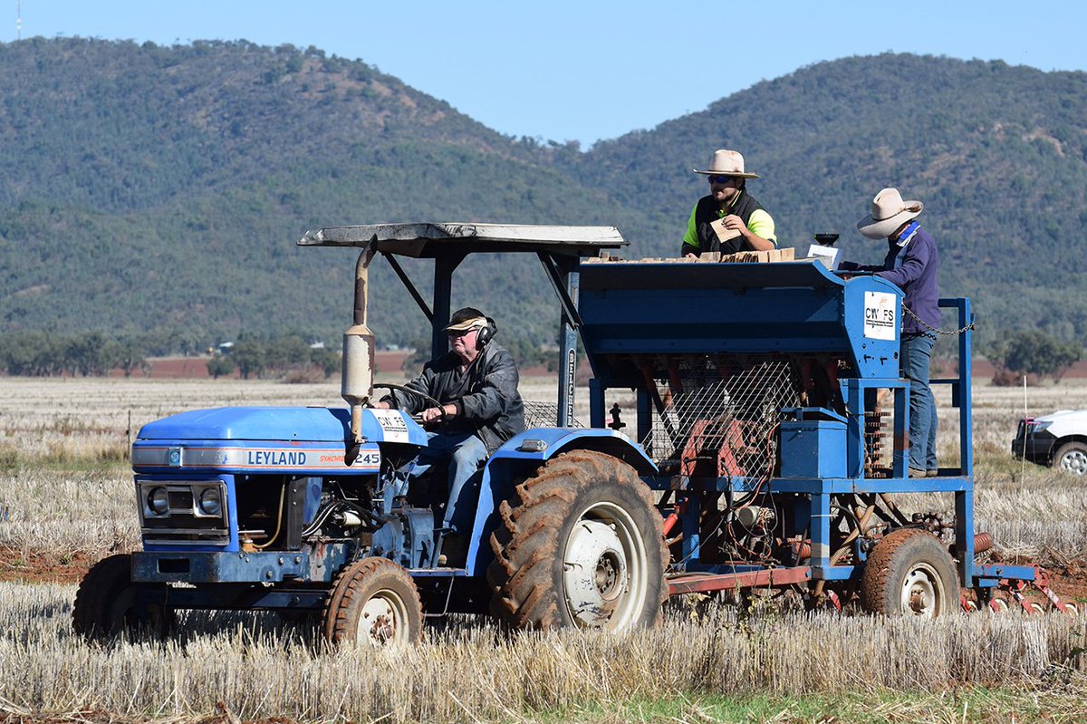 CWFS_Condo's tweet photo. Perfect conditions, sowing stubble trial plot at Lake Cargelligo @theGRDC #plant16 #CWFSstubble https://t.co/VSoO1Cn7HE