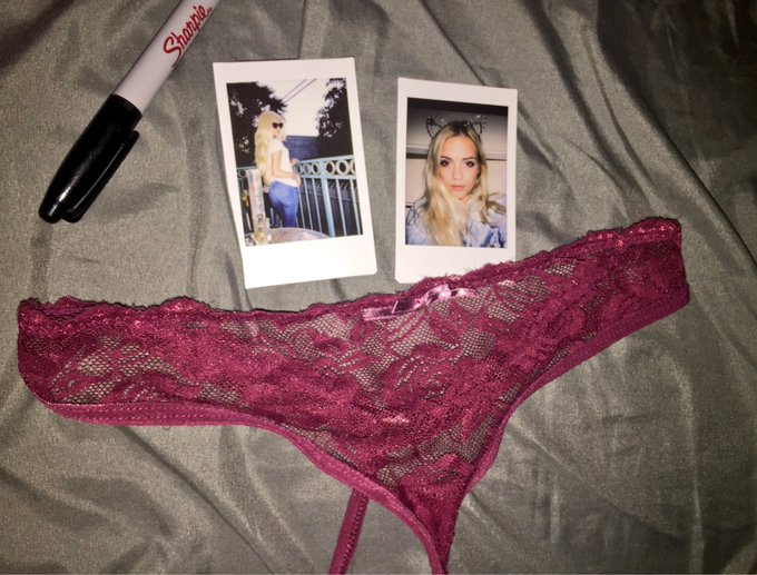 1 pic. For $50 Amazon gift card, 1st comment wins 1 photo for me to ? & sign, plus panties ! I'll DM