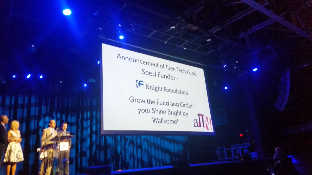 laurasgoldman's tweet photo. .@knightfdn kicked in $10,000 for a teen venture fund run by .@AcademiesInc #PAIParty https://t.co/ZTd5iBA6G0