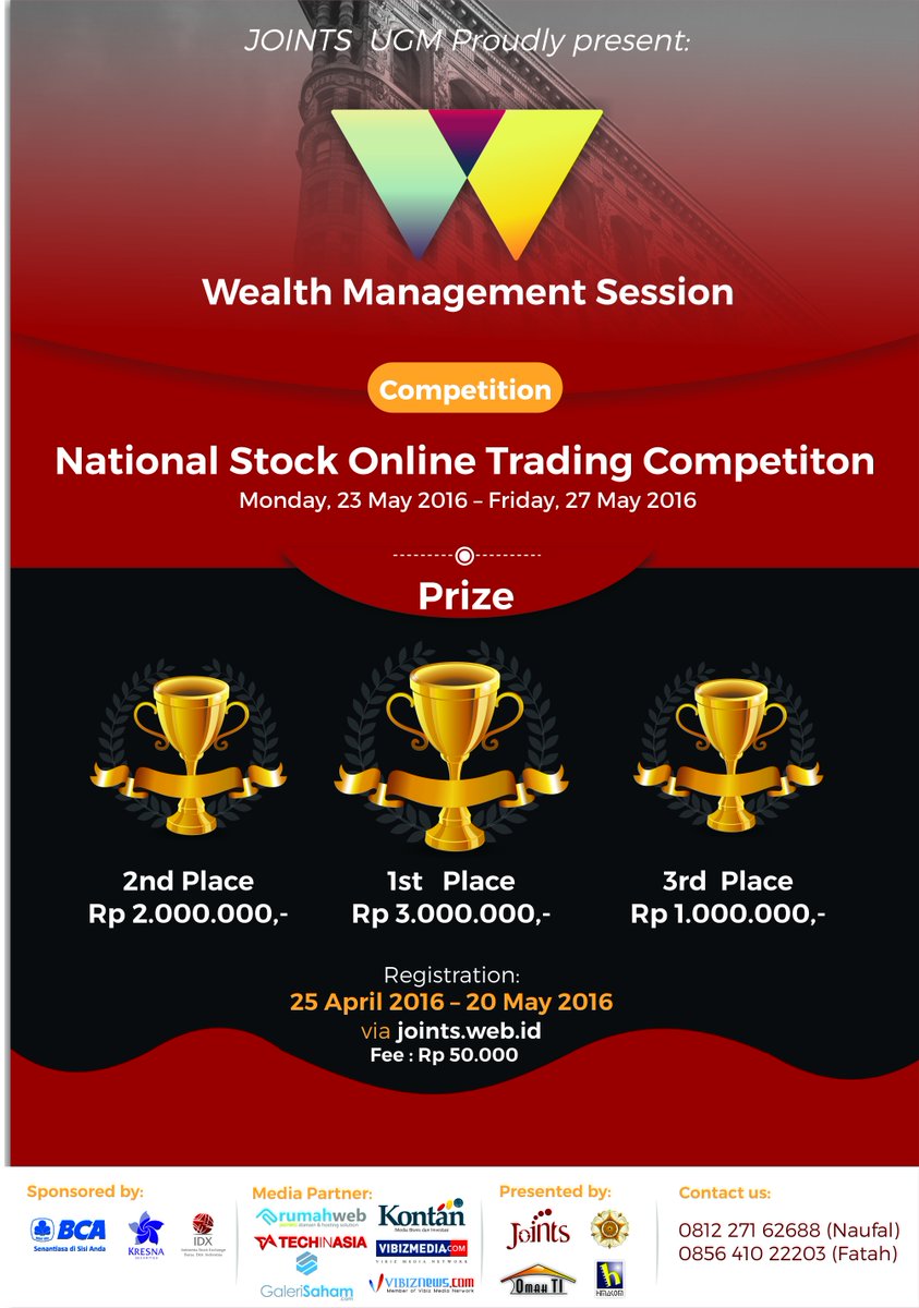 Stock Online Trading Competition |23-27 Mei 2016| Total hadiah 6 Juta rupiah | Fee 50K |085641022203 <a href="/KSPMFEUNY/">KSPM FE UNY</a>