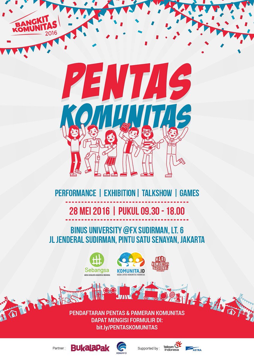 candusepakbola's tweet photo. @acaraJKT @eventseru @ACARAJAKARTA #komunitas #acara #selamatharibukunasional https://t.co/BhOJYd62za