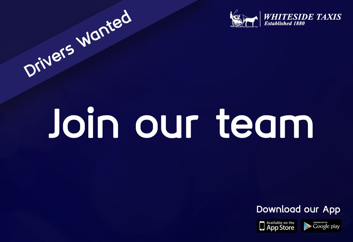 whitesidetaxis's tweet photo. Join us in working &amp; earning as a driver! Full details here: https://t.co/tJusnrbpYD #jobs #blackpool #stannes https://t.co/BwNzQwH0lV