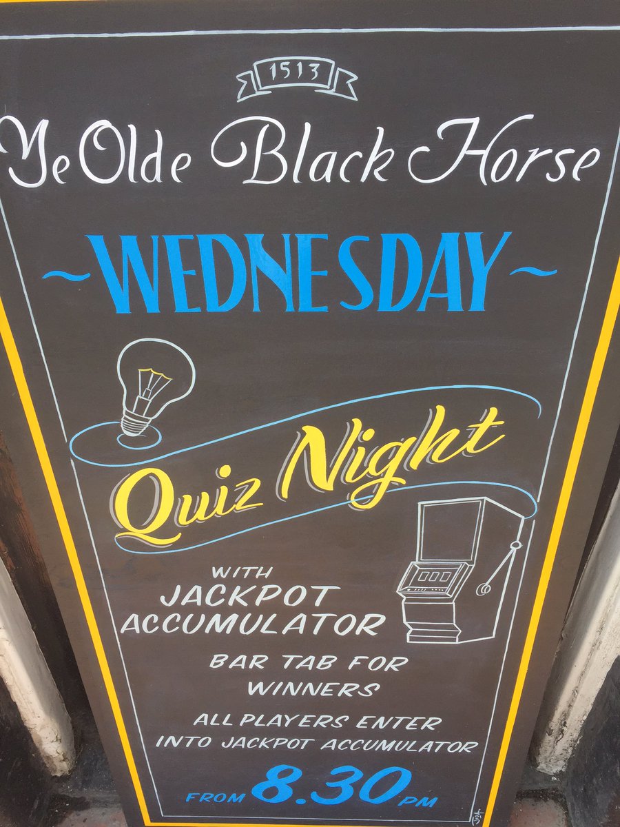 yeoldeblack1's tweet photo. Wednesday is Quiz Night.. Join us 8:30pm https://t.co/TLR4GFaARZ