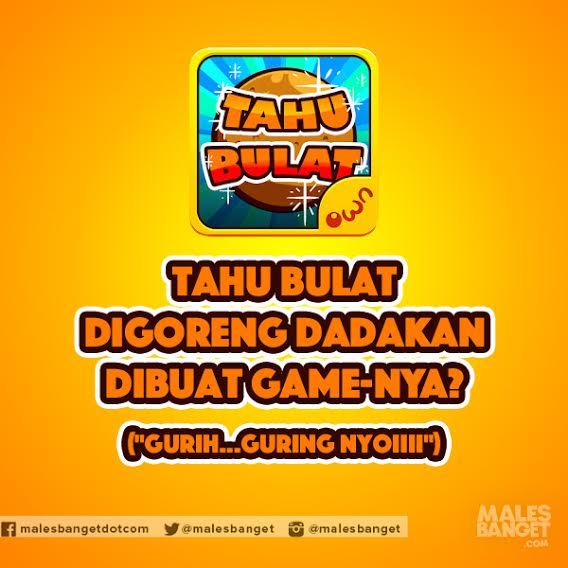 malesbanget's tweet photo. Kamu tentu tahu dong ya sama makanan dengan jingle fenomenal ini. Gamenya diibikin sama Own Games ID! #nativeMBDC https://t.co/3ZOcJUpXuv