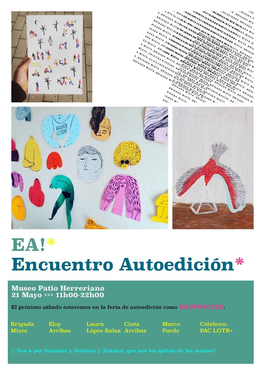 Marta_Al_VA's tweet photo. #EAAutoedicion día 21 de mayo en @PatioHerreriano ... nos va a quedar un stand preciosisimoooo!! 💞💝💘💗 https://t.co/pSYOTtGEUz