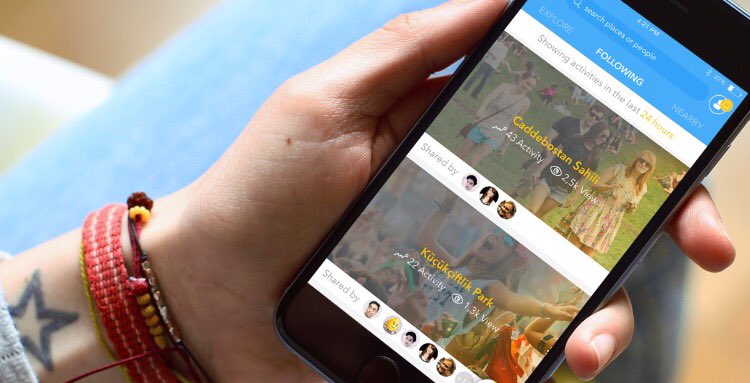 Videolu check-in ile yeni nesil konum paylaşma uygulaması.