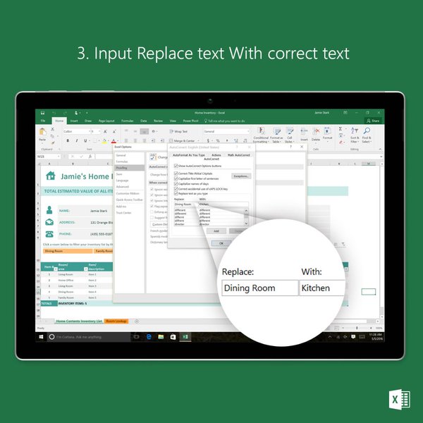 edtech2grow's tweet photo. Save time w/ @msexcel by learning AutoCorrect hack and more via: https://t.co/59rTpKCQL8 #edtech2grow https://t.co/NrhfiY9nIm