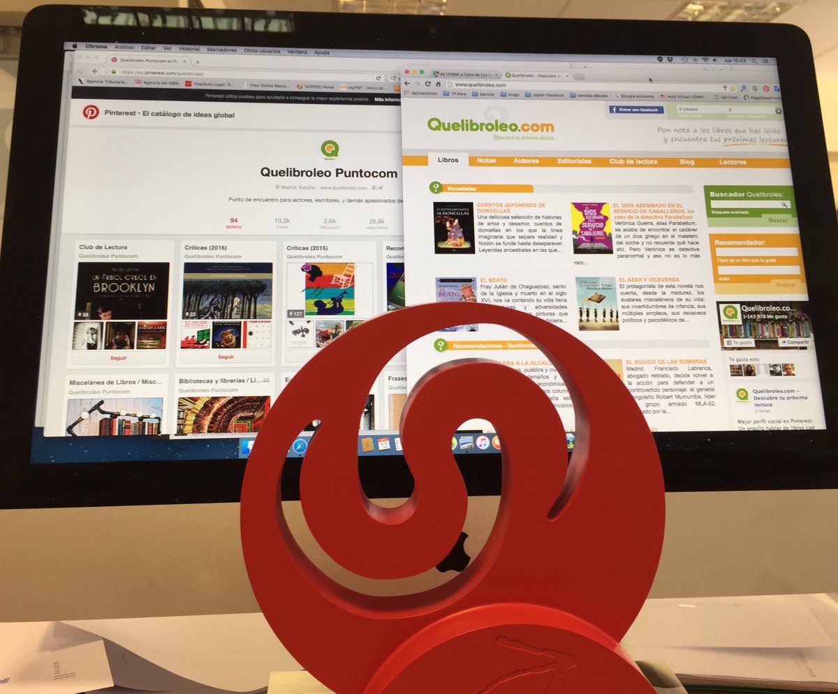 quelibroleo's tweet photo. 17 de mayo #DiaDeInternet @diadeinternet
Ganamos el #pre2016 al mejor perfil en @Pinterest
https://t.co/2e1ase6Ns3 https://t.co/lForZFWbYw