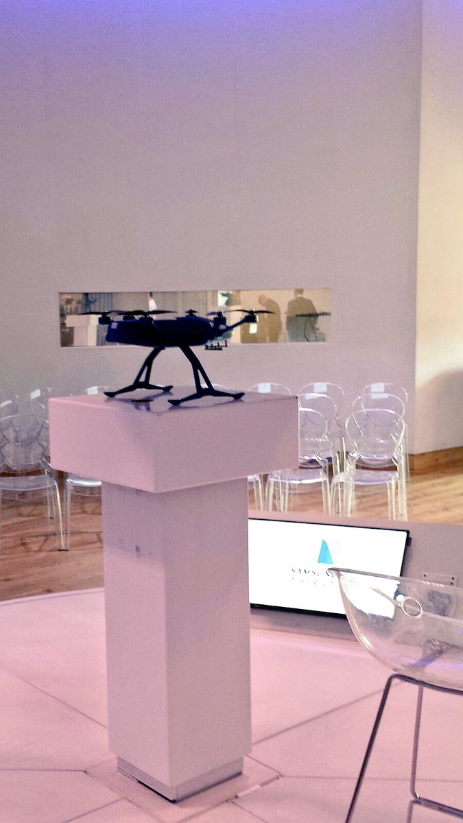 Il #drone per #inventari è pronto per essere presentato all'evento di oggi in #Samsung !