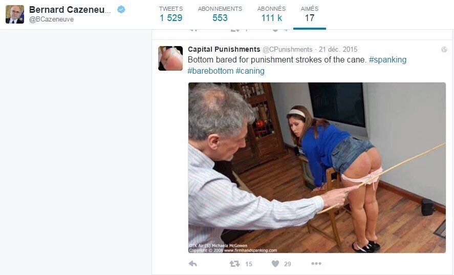 Clem_Cabrol's tweet photo. Bad : ce mystérieux "J'aime" du compte ministre de l'Intérieur tombe en phase avec l'actu #FesseeGate #fail #compol https://t.co/atn3GJsgDs