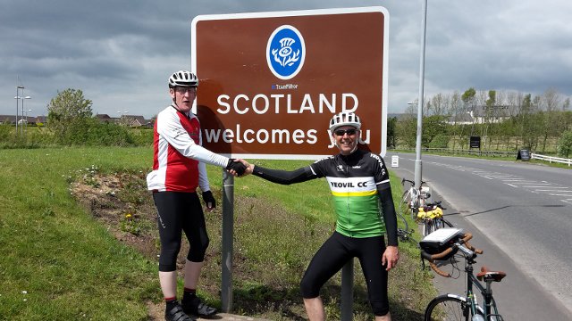 PTGPrecision's tweet image. Many thanks to our suppliers and customers for your kind donations. Dave has now entered Scotland. #LETOJOG