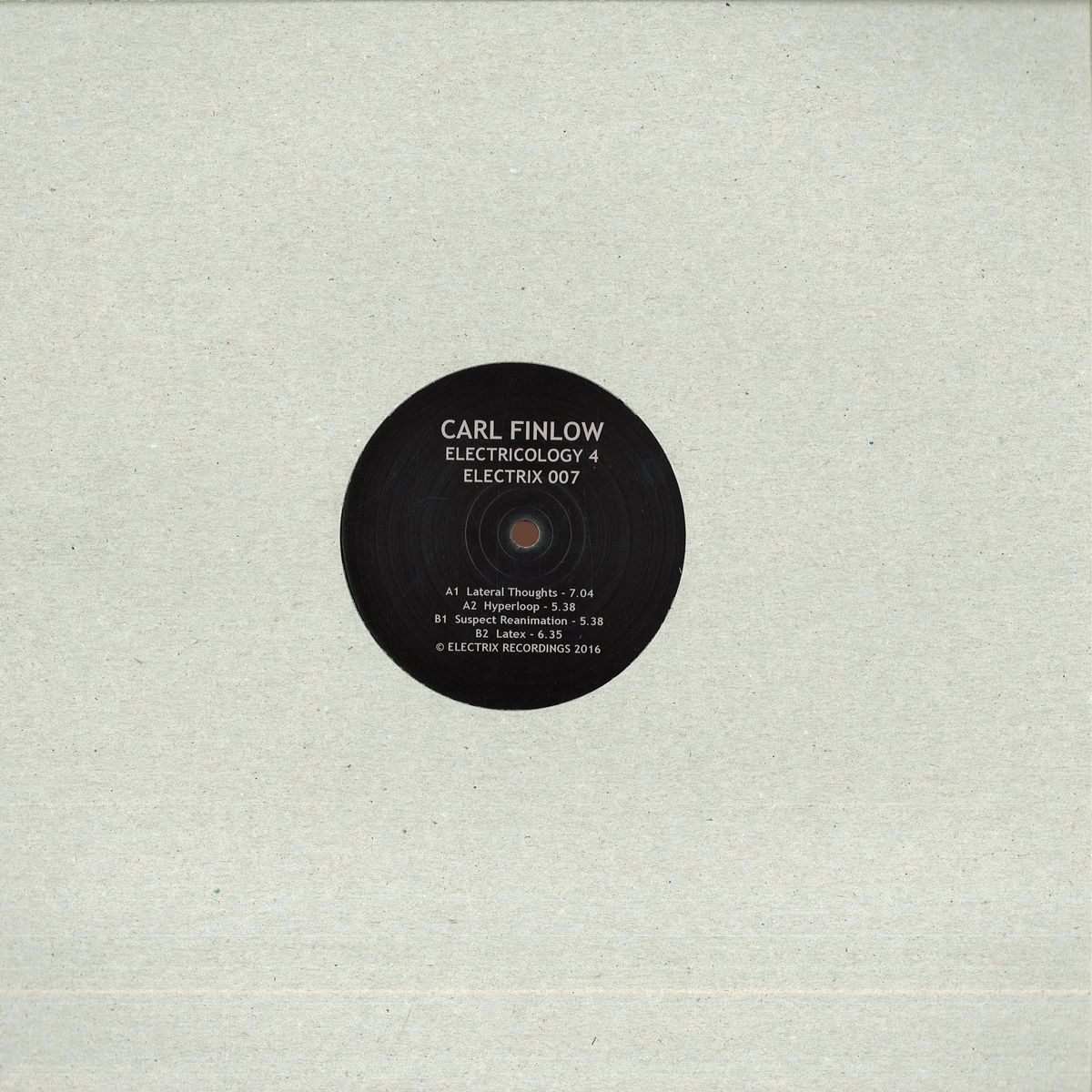 MusicamRecords's tweet photo. Electrix 07 - Carl A. Finlow - Electricology 4 (12'') - Vinyl #ElectrixRecords #CarlAFinlow https://t.co/OmC3kUXNID