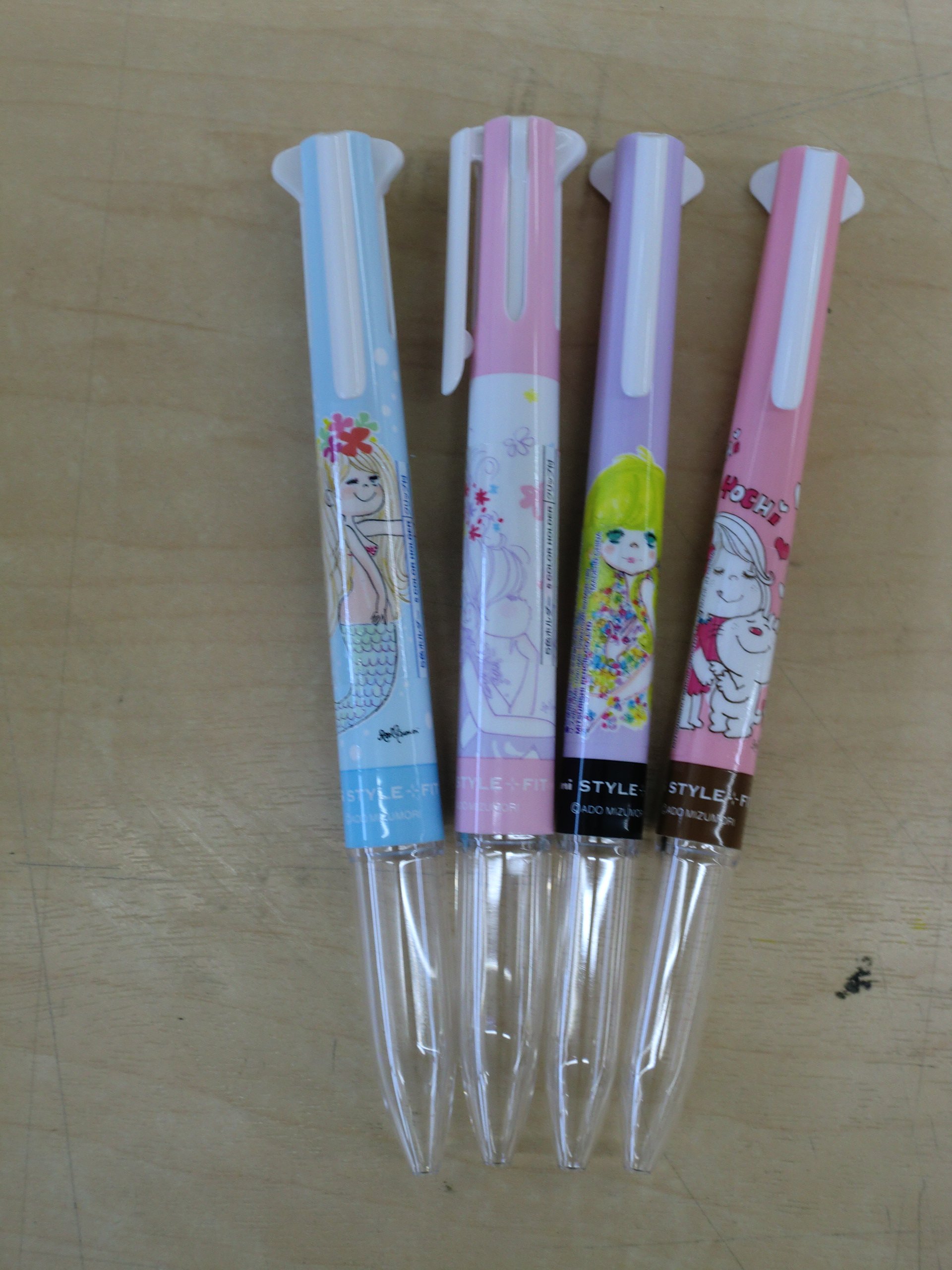 レア水森亜土　亜土ちゃん　uni スタイルフィット ボールペン 本体　替芯セット レア水森亜土 亜土ちゃん uni スタイルフィット ボールペン 本体