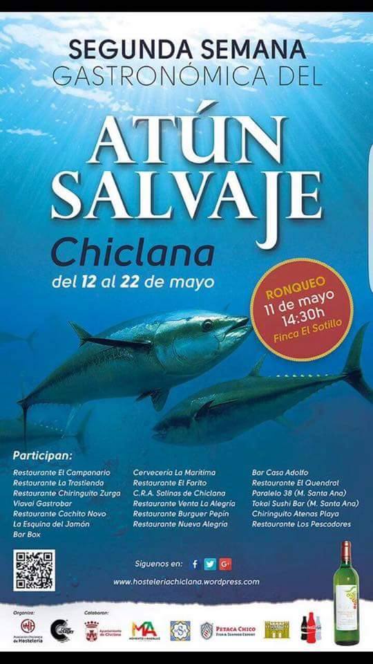 MAYO mes del Atún. Hasta el día 22 II Semana del Atún Salvaje bit.ly/1rRfpF1
#Chiclana Siempre