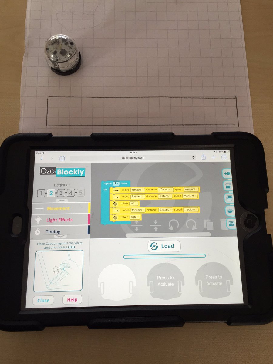 Problem solving with @OZOBOT #ipad #ozobotblockly #computingatschool #year4