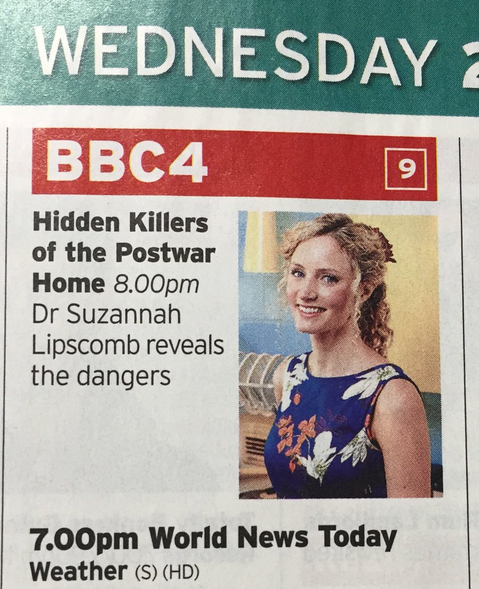 helen_purvis's tweet photo. Today's @RadioTimes features @sixteenthCgirl's new Hidden Killers, coming up on @BBCFOUR next Wednesday https://t.co/2h2Xv94Kz2