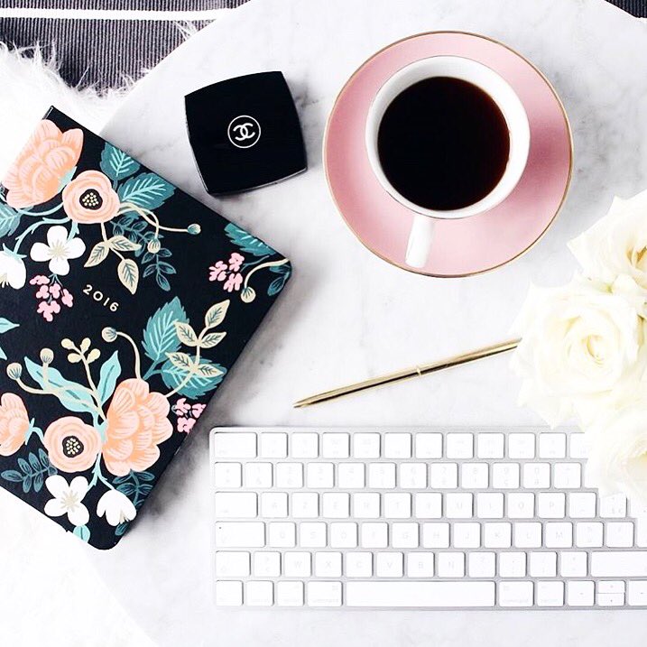kiraugai's tweet photo. Organization is the key. πβοΈππ#TuesdayEssentials #chanel #planner #CoffeeTalk #WorkFromHome #remotework #business https://t.co/k21bW16NMm