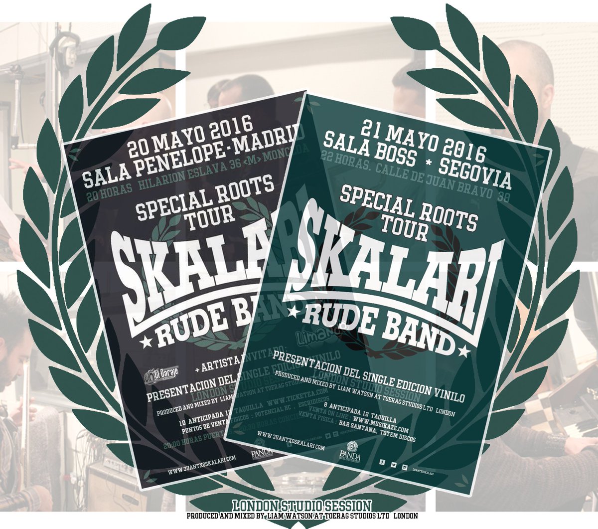 JuantxoSkalari's tweet photo. Presentando #LondonStudioSession +repasando setlist #SKALARI viernes #MADRID @SalaPenelope + sábado @bosssegovia https://t.co/2uX99Gf9IE