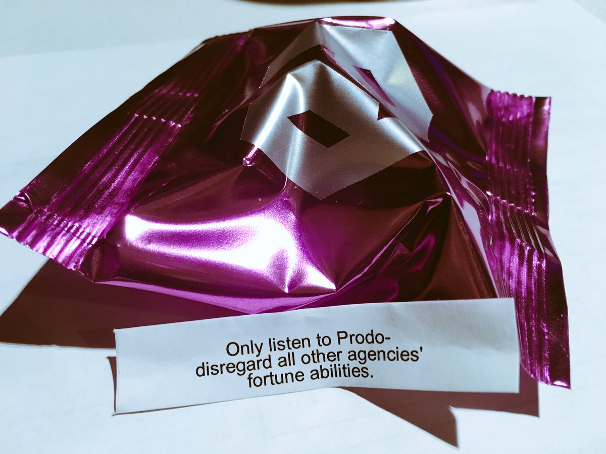 l_masters's tweet photo. Words of wisdom from @ProdoDigital! If it's in a fortune cookie, it must be true! #UKInbound2016 https://t.co/zj8MLRsx8E