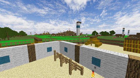 星めぐり World Minecraft Pc版の配布ワールドの紹介 Pvp 攻城戦のできる戦国風pvpマップ T Co 3cppzdzogb Minecraft マイクラ マインクラフト