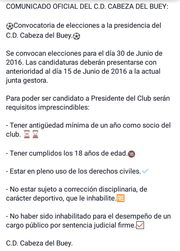 C.D. Cabeza del Buey (@cdcabezadelbuey) on Twitter photo 