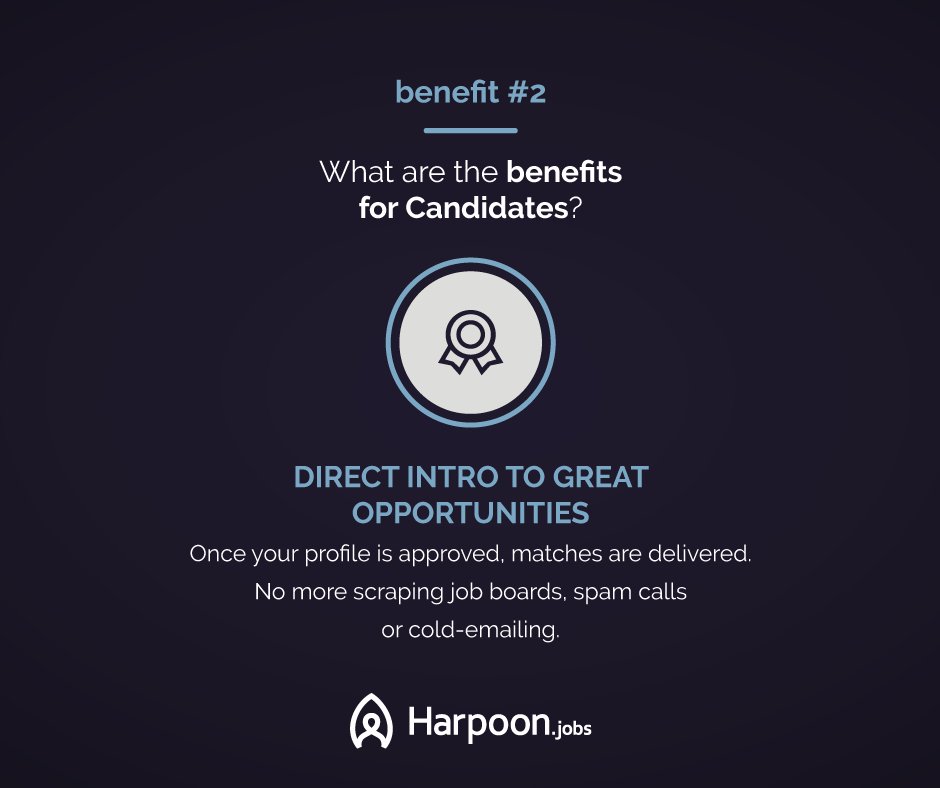 harpoon_jobs's tweet photo. Why is Harpoon the best solution for Talented Leaders?
#MatchingLeaders https://t.co/M6RmgIvibK