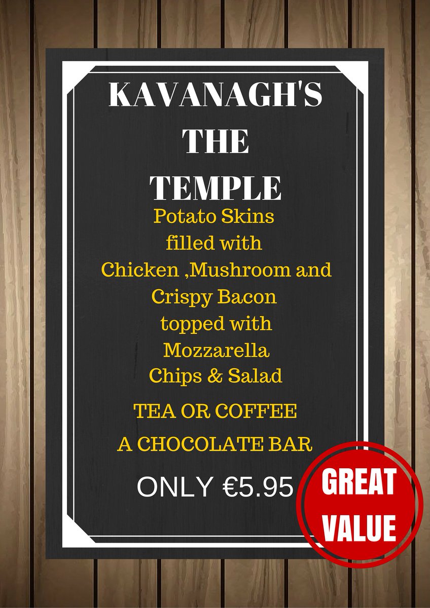 Come in and try our Tuesday Special!