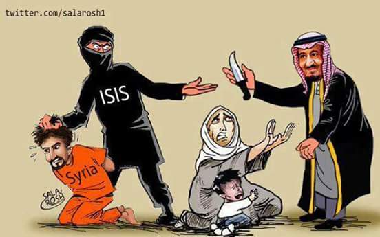 اذا كان يصعب عليك نطق اسم "داعش" يمكنك تسميتها "المملكة العربية السعودية !!!

#العراق_سورية_اليمن_البحرين_تنزف
