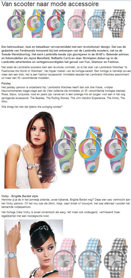 Wat leuk! Lambrettawatches in het vakblad Jeweline! Kijk op bit.ly/JwlPV ! 
#Lambretta #italië #italiaans