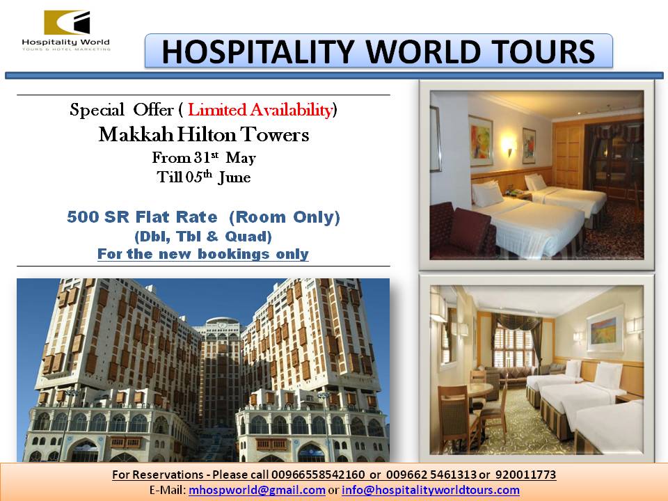 HospWorld's tweet image. SPECIAL OFFER FROM 31 MAY TILL 05 JUNE 2016