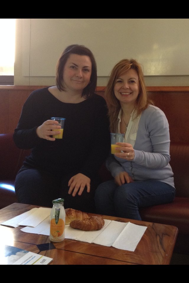 monicacroce70's tweet photo. Breakfast of the Milan Team and virtually with Christian in Turin @MaceFoundation @MacroImpact  #MHAW16 https://t.co/UuZ7HDTHgd