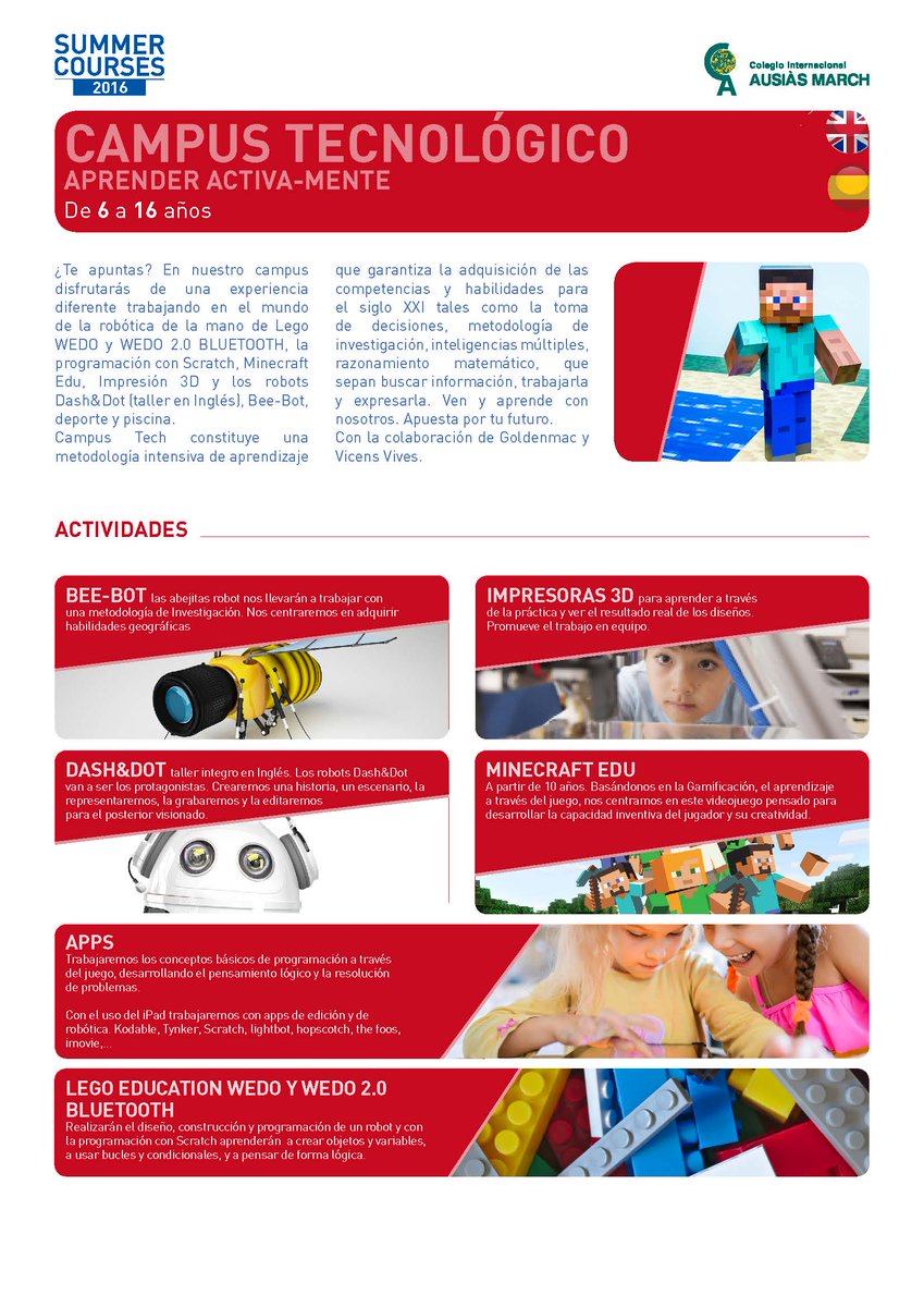 ¿Te apuntas? En nuestro campus tech disfrutarás de una experiencia diferente trabajando en el mundo de la robótica.