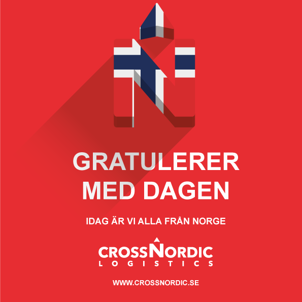 CrossNordicAB's tweet photo. Gratulerer med dagen! Vi önskar alla våra nya och gamla norska kunder all lycka med dagen! #ehandel #automatiserad https://t.co/wlC60bEFFw
