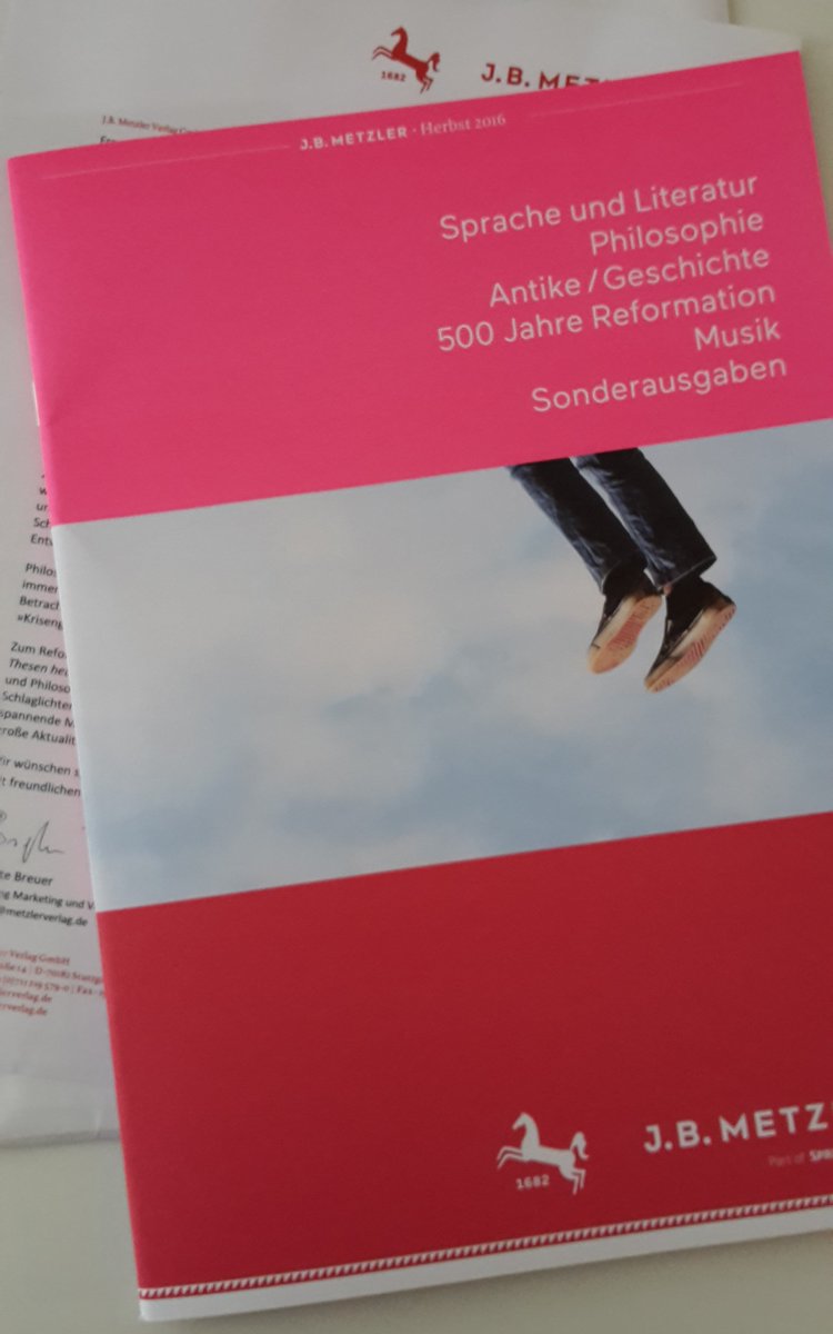 Vorschau des Herbstprogramms 2016 beim <a href="/metzler_verlag/">J. B. Metzler</a> ist eingeflogen...
das Herzchen springt <3