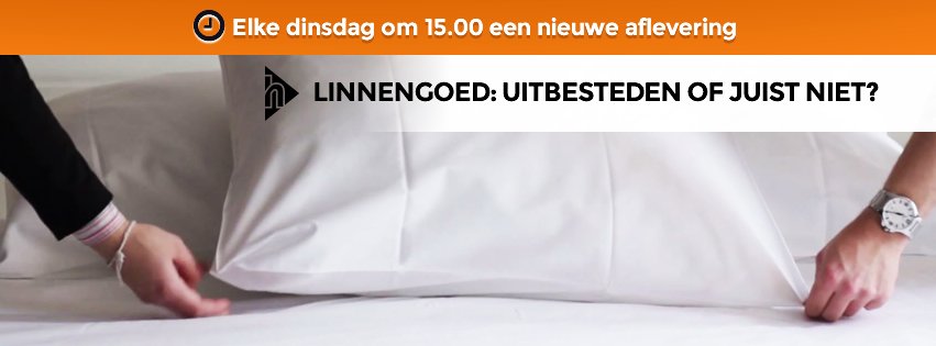 Linnengoed in de hospitality. Doe je dat als horecabedrijf zelf, of beter uitbesteden? HorecaNederland.TV/aflevering-lin…
