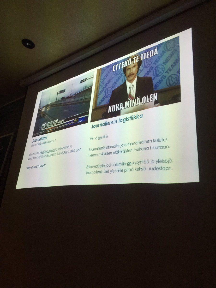 #hhhki which one is broken - journalism or its logistics?